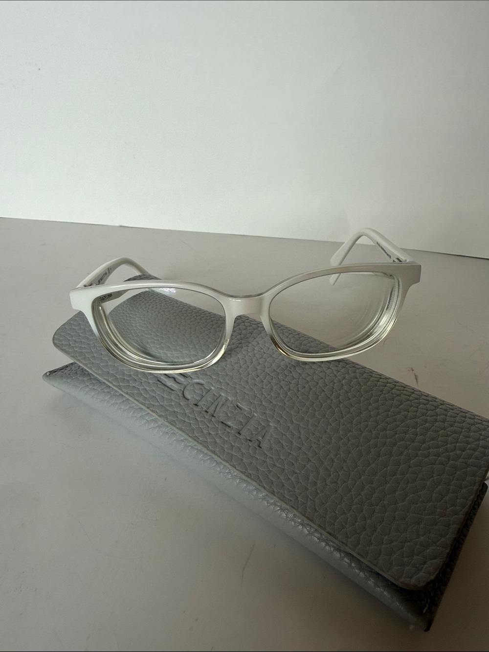 Smith Goodwin White Crystal Women's Eyeglasses size 51/15/130